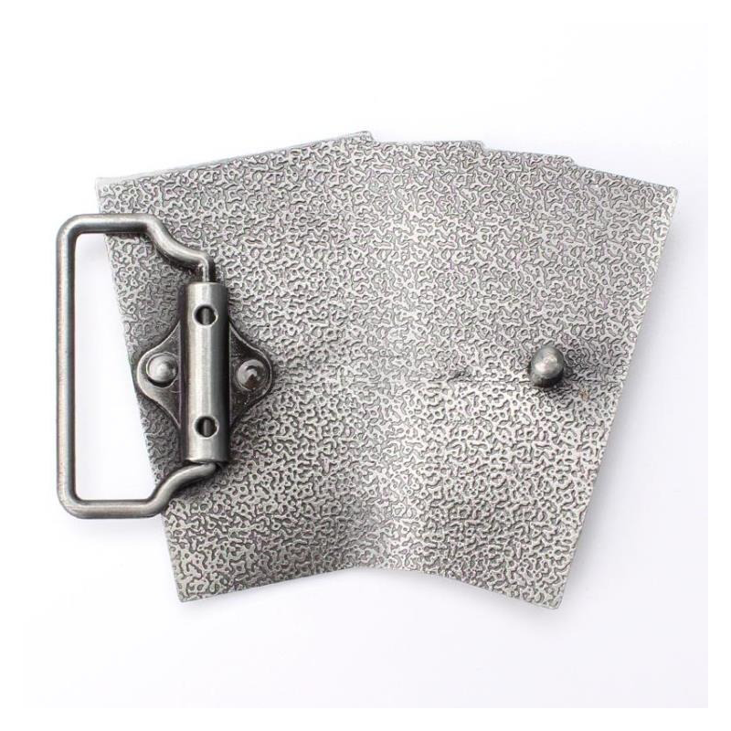 Rock Style PU Leather Belt With Buckle / Cool Alloy Card Deck Buckle / Unisex Vintage Belt - HARD'N'HEAVY