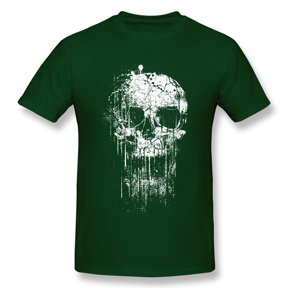 Rock Style Short Sleeve T-Shirts for Men and Women / Skull Print T-Shirts for You - HARD'N'HEAVY