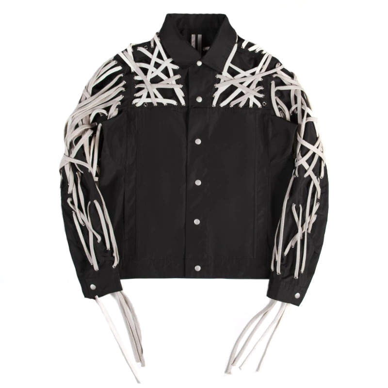 Rock Style Turn-down Collar Loose Jacket / Retro Trend Clothing for Men and Women