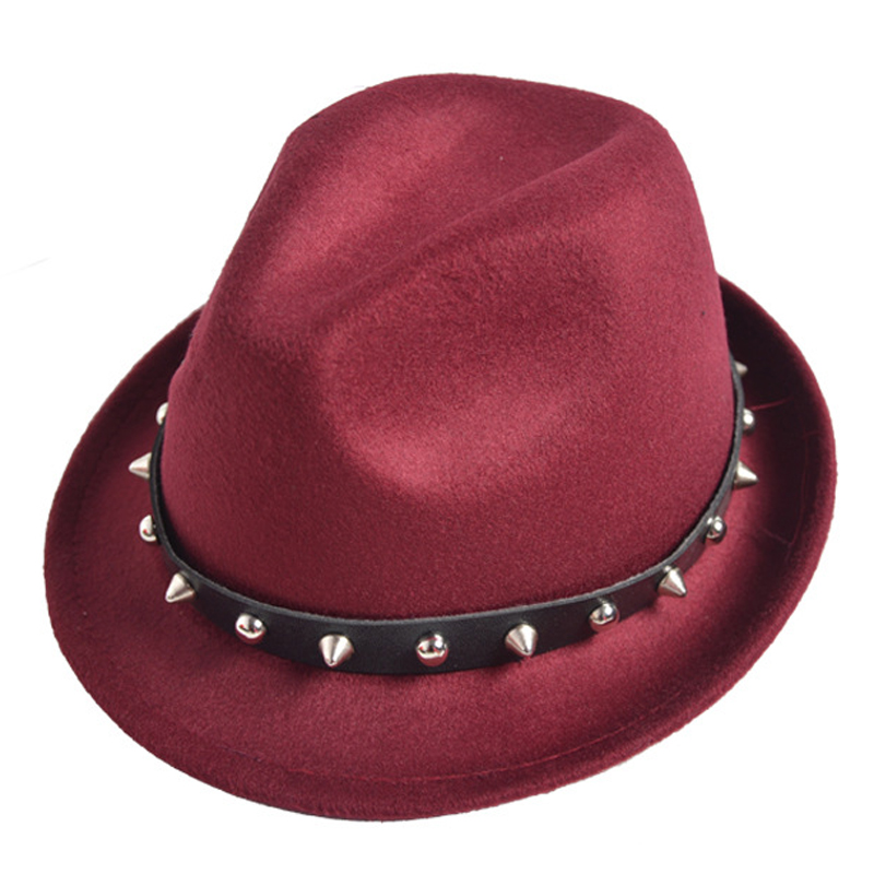 Rock Style Woollen Hat / Fedora For Lady & Gentleman / Rock and Roll clothing - HARD'N'HEAVY