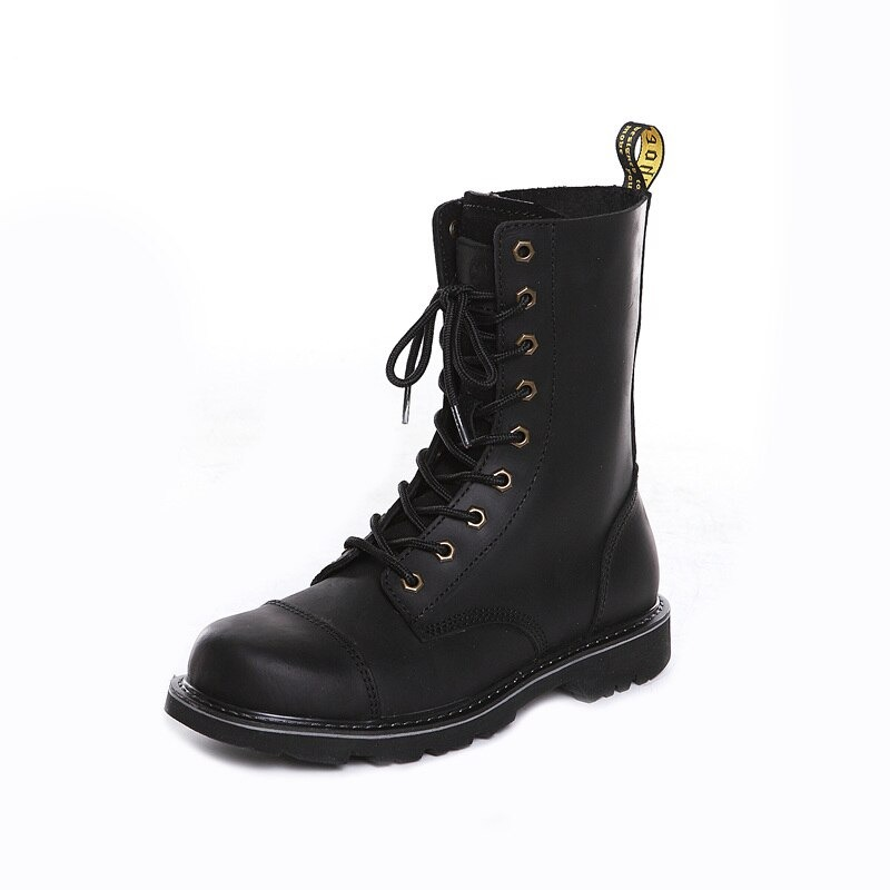 Rocker Shoes / Genuine Leather Ankle Boots / Real Leather Combat Boots - HARD'N'HEAVY