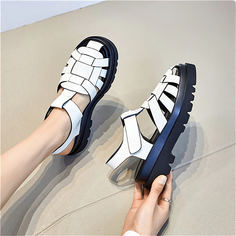 Round Toe Women's Sandals / Summer Platform Female Footwear - HARD'N'HEAVY