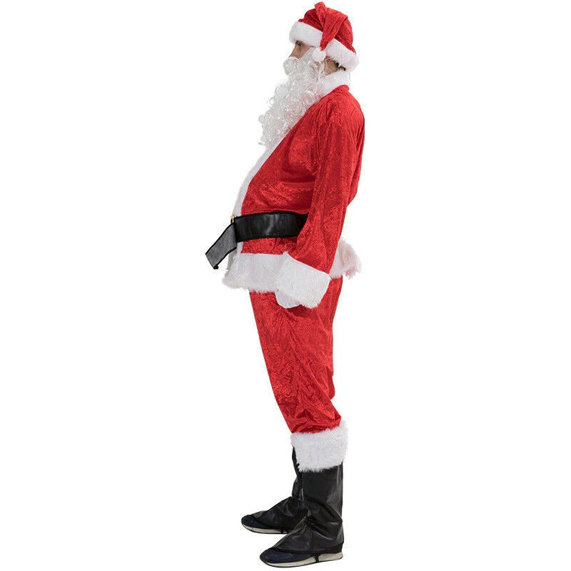 Santa Claus Christmas Costume / Fancy Cosplay Santa Clothes Costume For Adults - HARD'N'HEAVY
