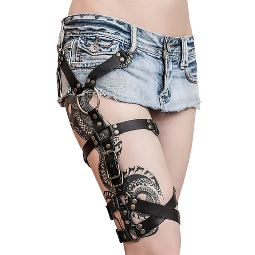 Ceintures sexy pour femmes / Porte-jarretelles érotique avec harnais pour le corps / Cosumes gothiques féminins sexy 
