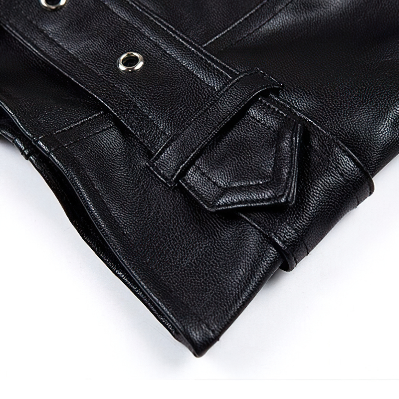 Sexy Black Corset on zipper for Women / Vest Female with Belt  Sleeveless - HARD'N'HEAVY