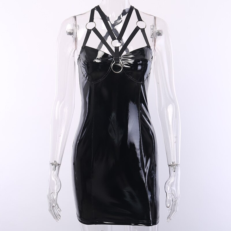 Bodycon Dress Leather Off The Shoulder Biker Dress Cindy Crawford Wearing Black Leather Biker Jacket, Black Bodycon Dress Leather Off The Shoulder Biker Dress Cindy Crawford Wearing Black Leather Biker Jacket, Black