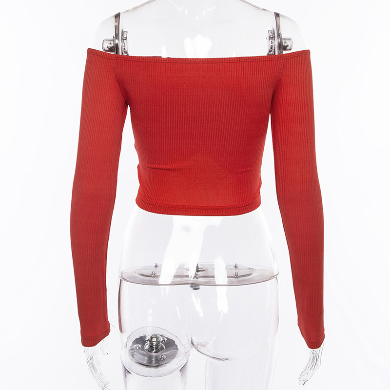 CLEARANCE / Sexy Long Sleeve Crop Top in Rave Outfits / Women's Black - HARD'N'HEAVY