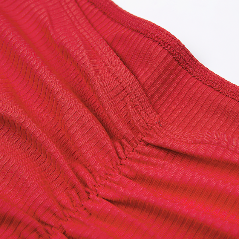 CLEARANCE / Sexy Long Sleeve Crop Top in Rave Outfits / Women's Black - HARD'N'HEAVY