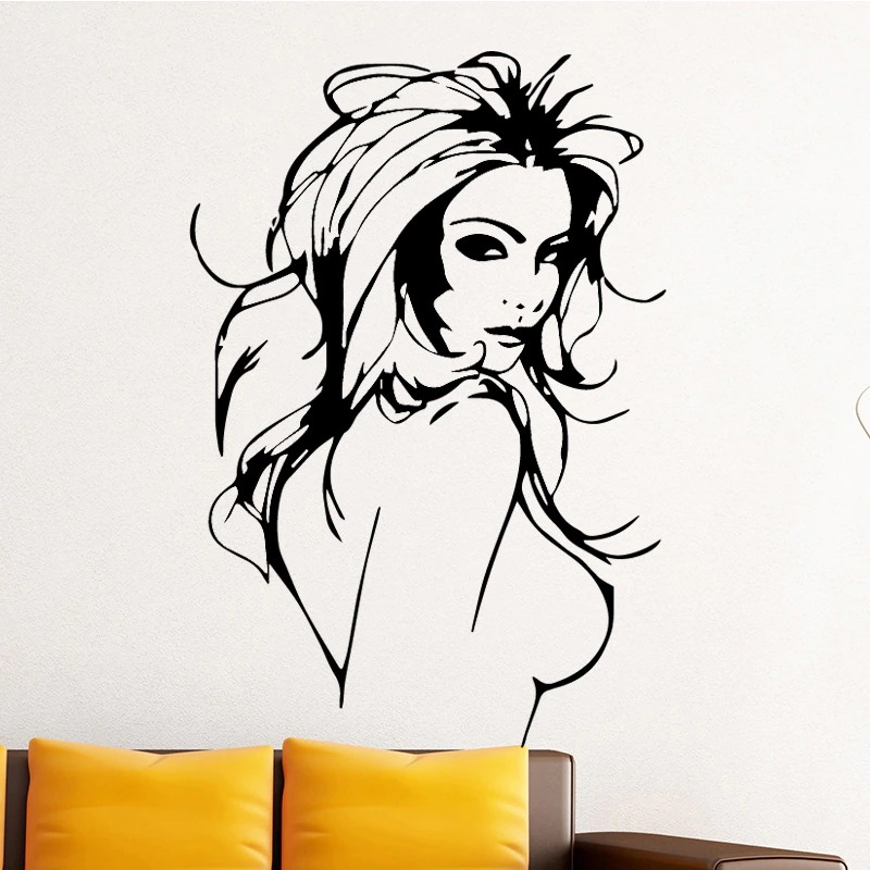 Sexy Woman of Dance Wall Sticker / Vinyl Waterproof Wall Art Decal / PVC Home Wall Decoration - HARD'N'HEAVY