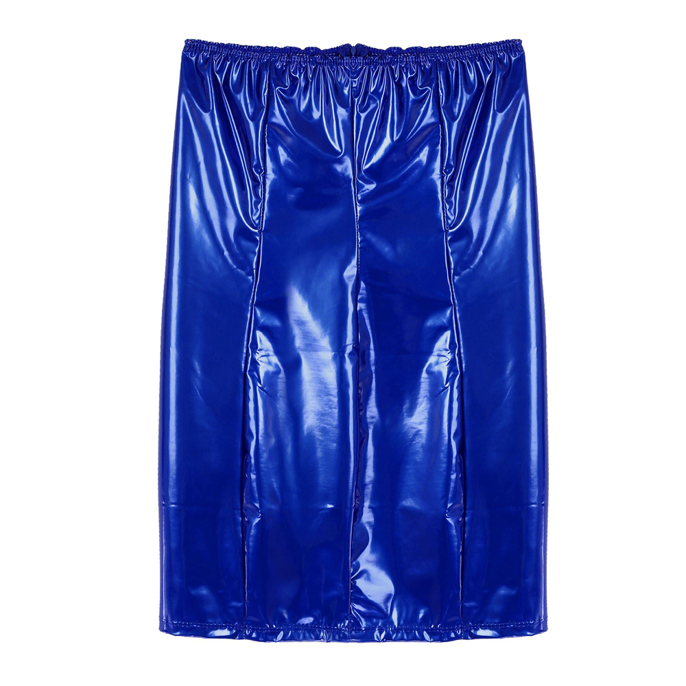 Sexy Women's Mini Dress Strapless / Leather Slim Fit Dress / Fashion Black Dress - HARD'N'HEAVY