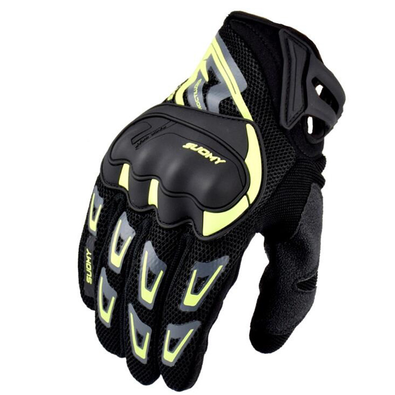 Shockproof Motorcycle Gloves in Rock Style / Unisex Gloves with Finger for Touch Screen - HARD'N'HEAVY