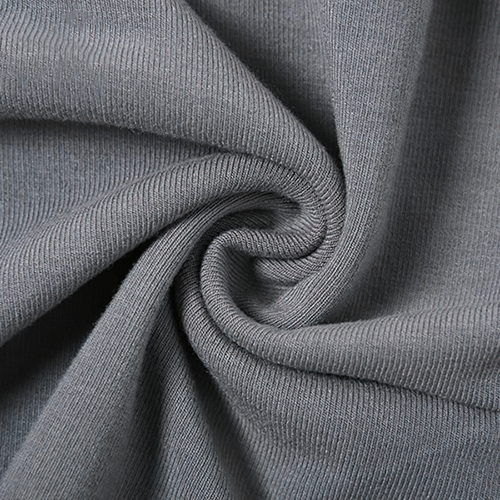 Close-up of soft grey fabric showcasing texture for women's stylish camisole tops.