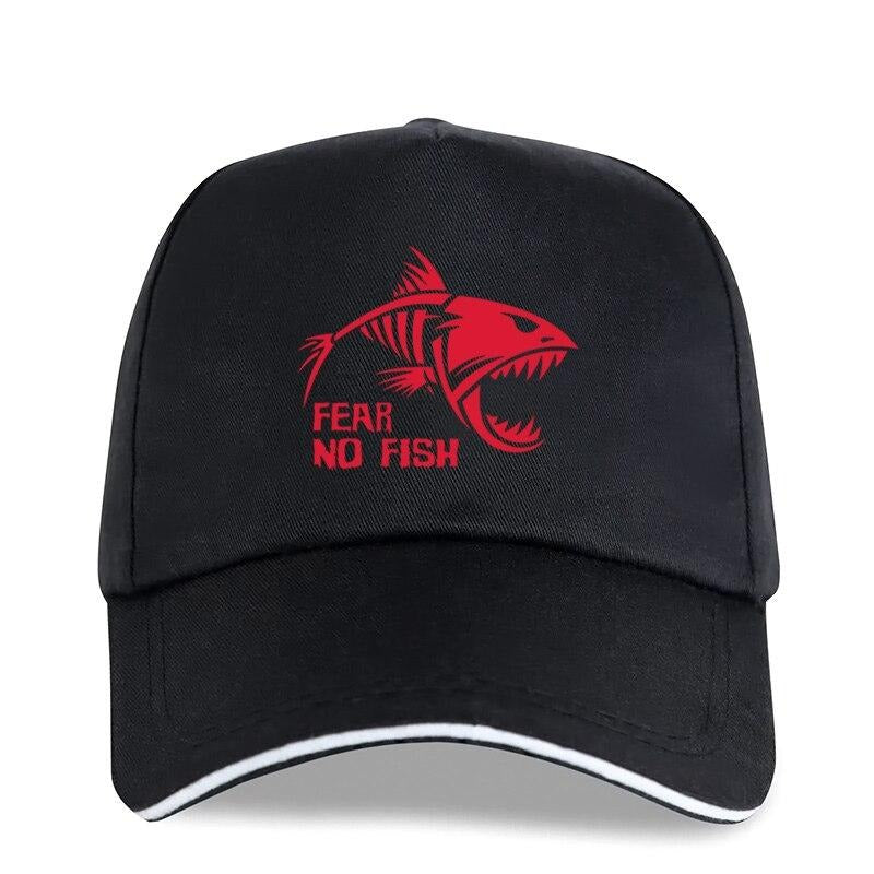 Skeleton Fish-Bones Cap / Fear NO Fish Fishing Rock style Caps / Cotton Adjustable Sun Hat - HARD'N'HEAVY