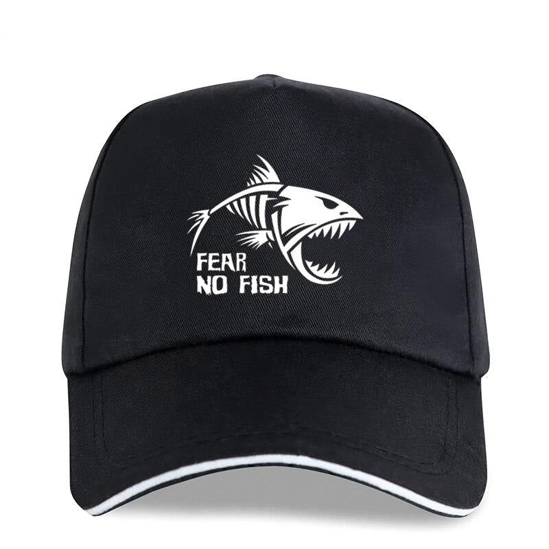 Skeleton Fish-Bones Cap / Fear NO Fish Fishing Rock style Caps / Cotton Adjustable Sun Hat - HARD'N'HEAVY