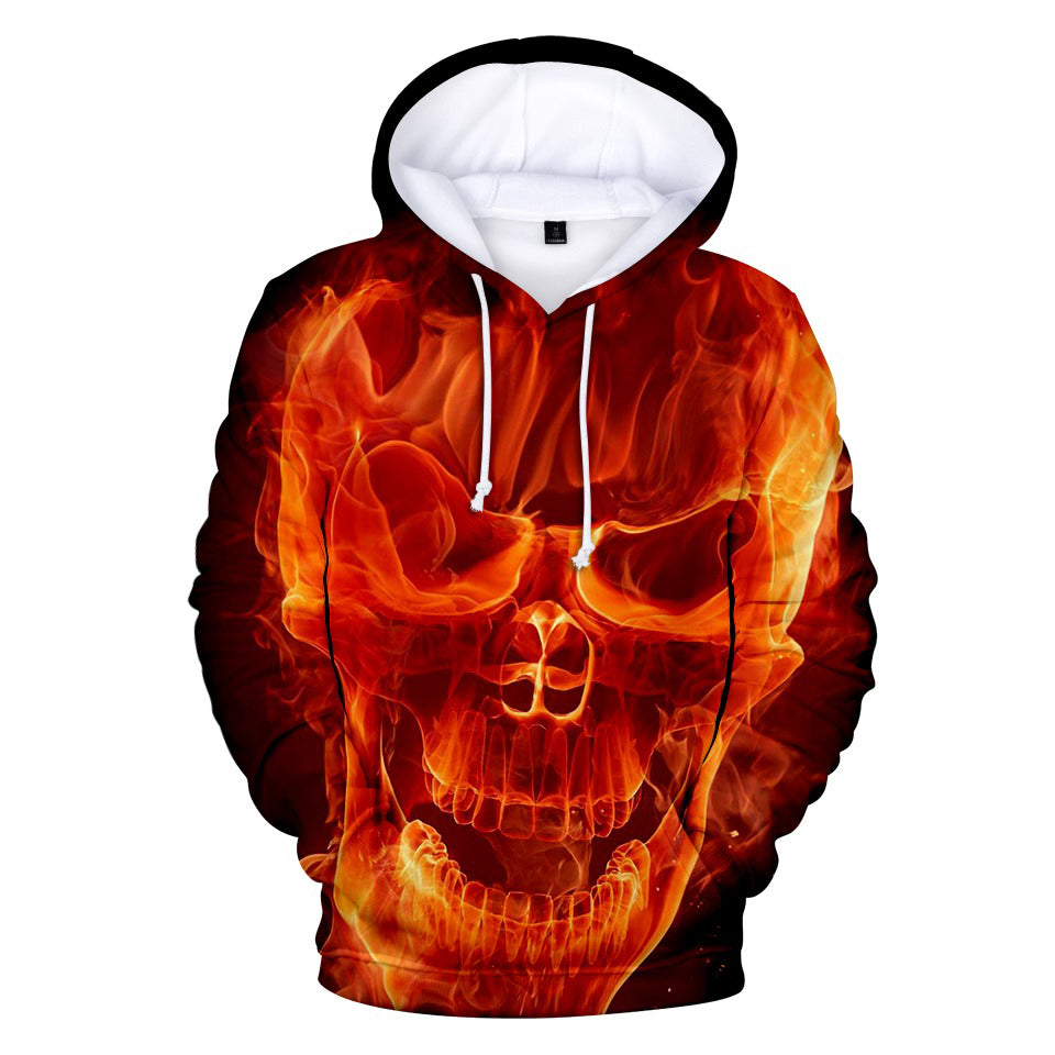 Skull head Rock Style Hoodies Sweatshirts / 3D Printed Streetwear Tracksuits - HARD'N'HEAVY