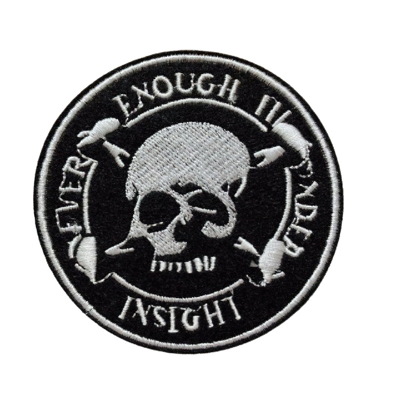 Skull Patches For Clothing / Rock Style Embroidered Badges For Jacket / Gothic Fashion - HARD'N'HEAVY