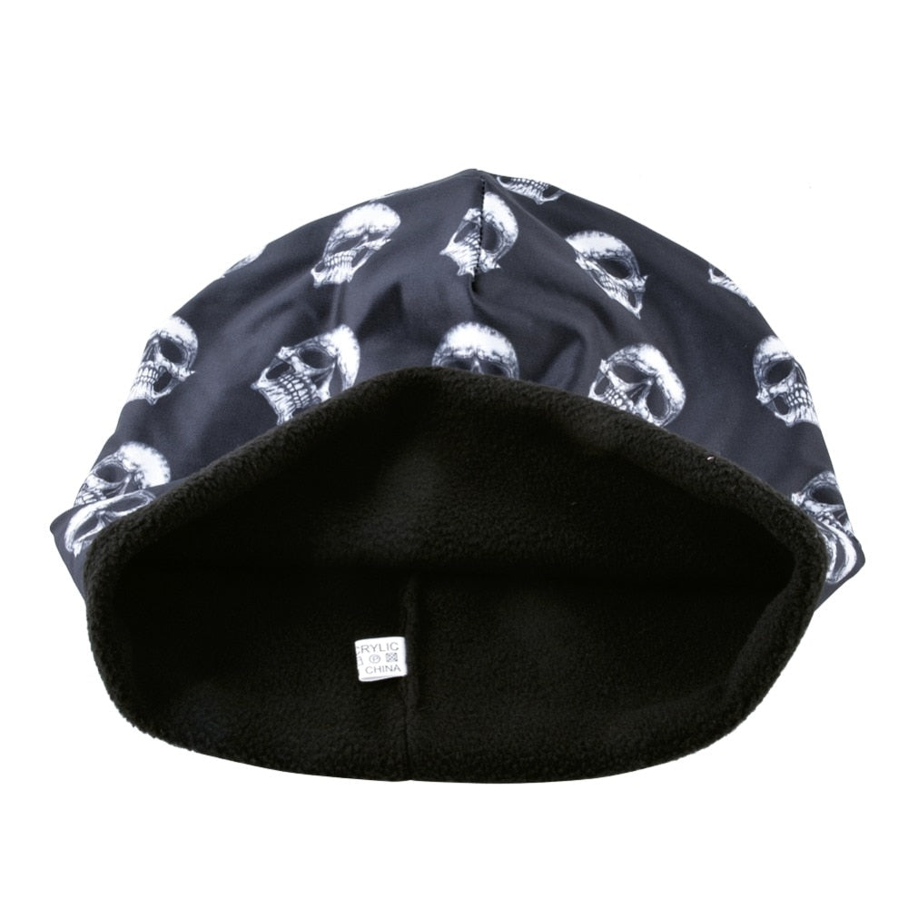 Skull Pattern Hat For Men & Women / Winter Warm Skullies Beanies - HARD'N'HEAVY