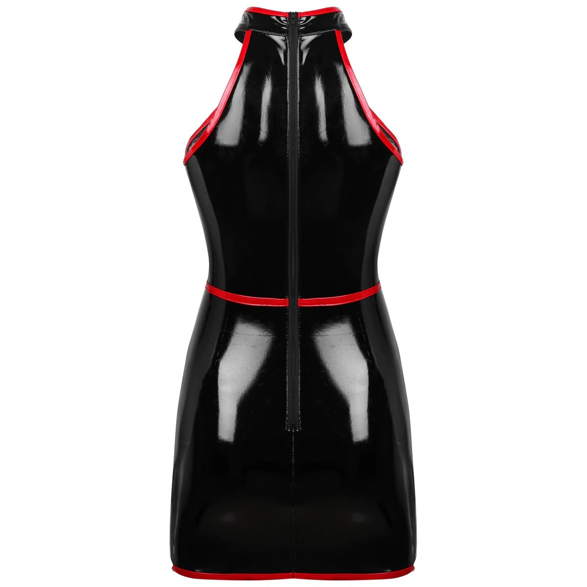 Slim Fit Bodycon Dress for Pole Dance / Women's Wetlook Sleeveless Dress in Alternative Apparel - HARD'N'HEAVY