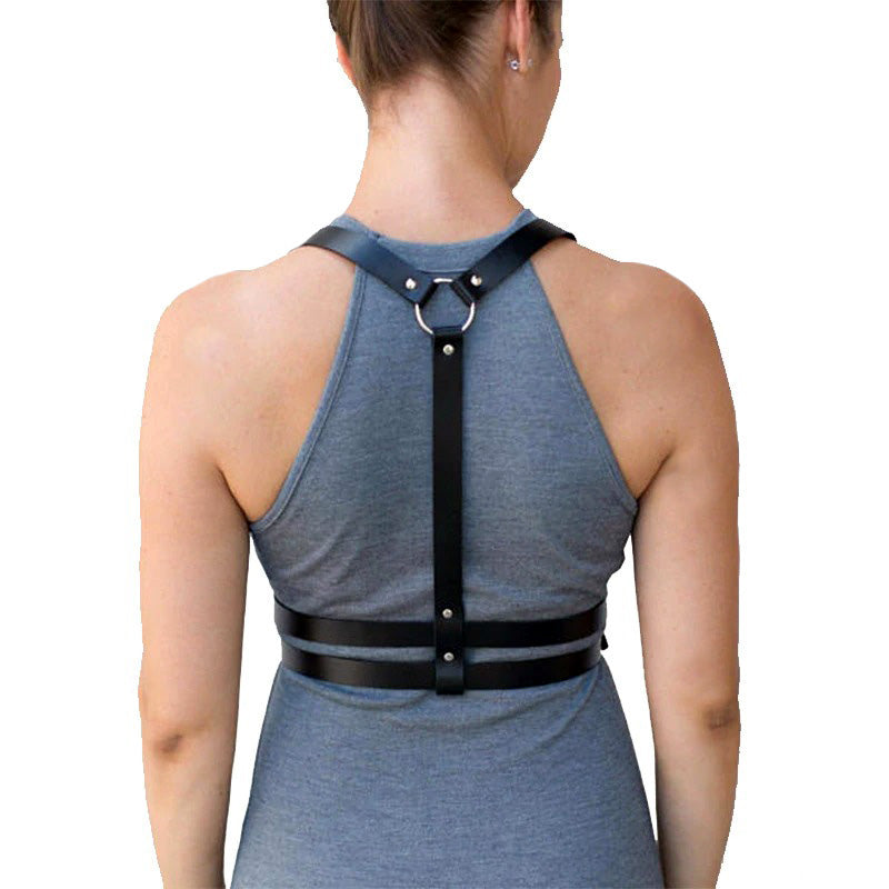 Small Body Harness Belt for Women / Sexy Garter Adjustable Belt / Chest Harness Bondage Straps - HARD'N'HEAVY