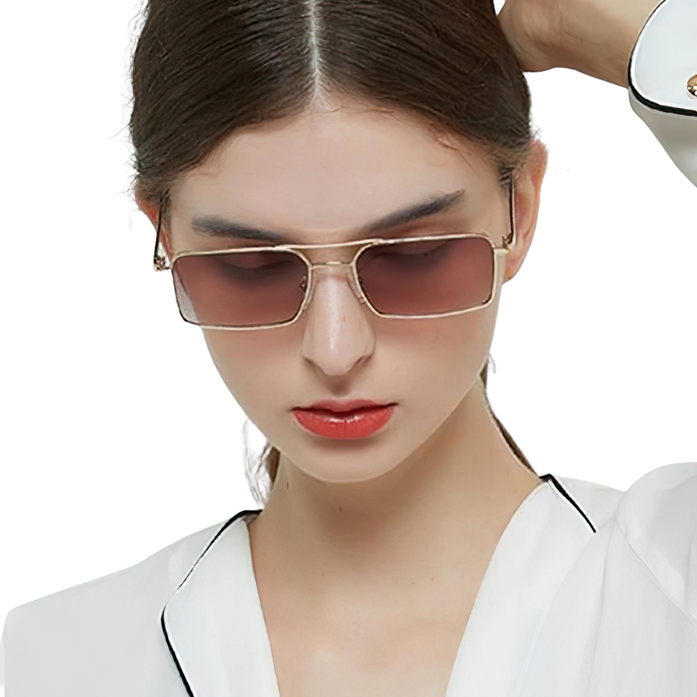 Small Square Women‘s Sunglasses Frame / Vintage Alloy Metal UV400 Sun Glasses for Men & Women - HARD'N'HEAVY