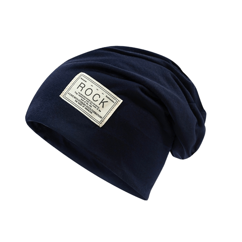 Soft Stretch Beanies Hat with Embroidery Design / Comfortable Warm Outdoor Accessories