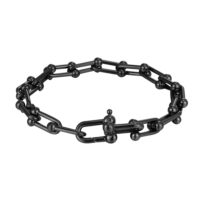 Stainless Steel Bracelet with Magnetic Clasp / Fashion Hand Jewelry / Punk Style Accessories - HARD'N'HEAVY