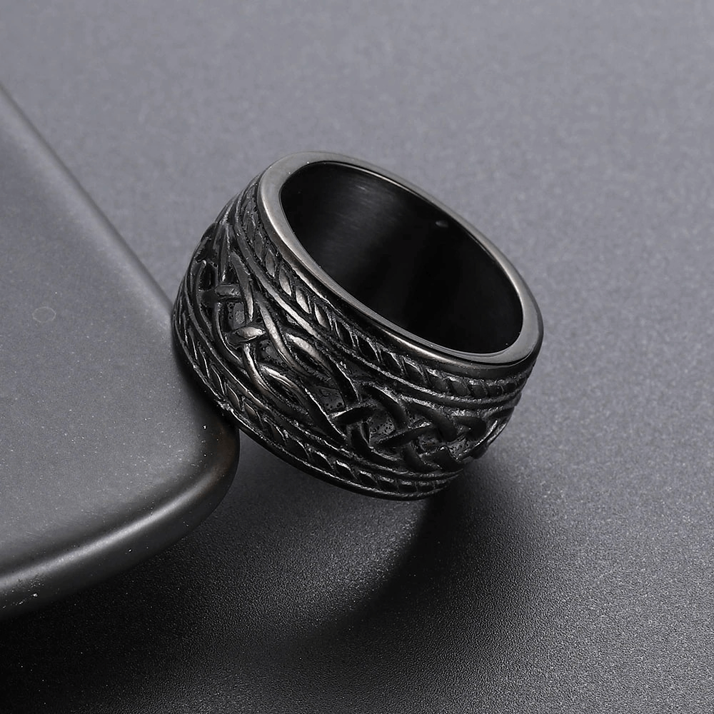Stainless Steel Men's And Women's Cast Retro Ring / Unisex Gothic Jewelry - HARD'N'HEAVY