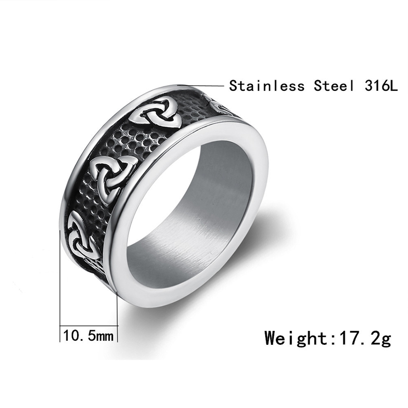 Stainless Steel Ring in Gothic Style / Fashion Jewelry Rings for Men and Women - HARD'N'HEAVY