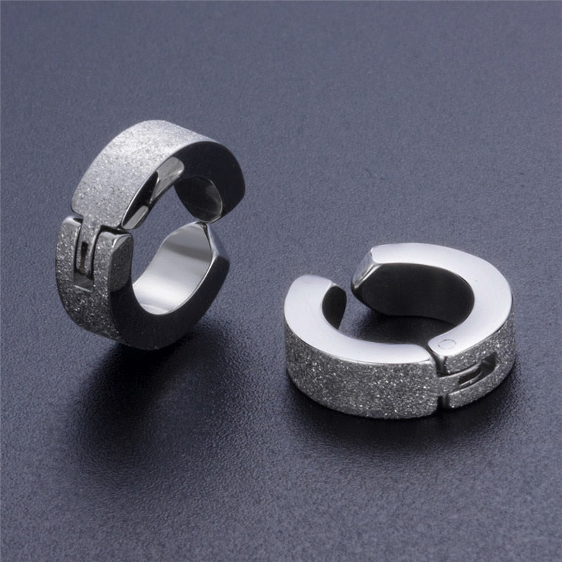 Stainless Steel Stud Earrings / Cool Jewelry Gift for Men and Women in Alternative Fashion - HARD'N'HEAVY
