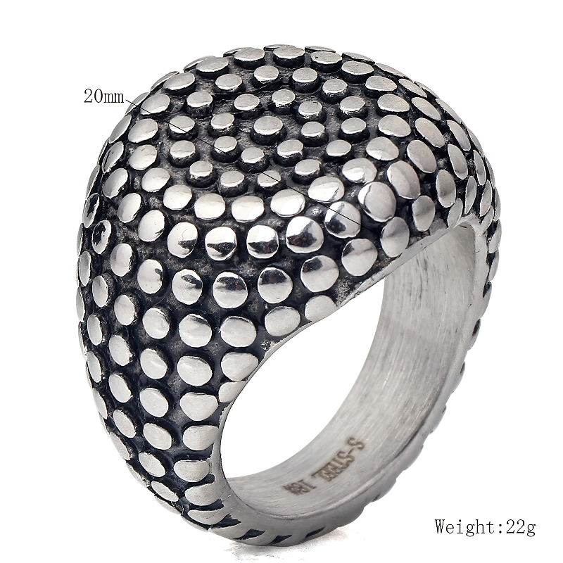 Stainless Steel Unisex Jewelry / Vintage Rings For Men And Women - HARD'N'HEAVY
