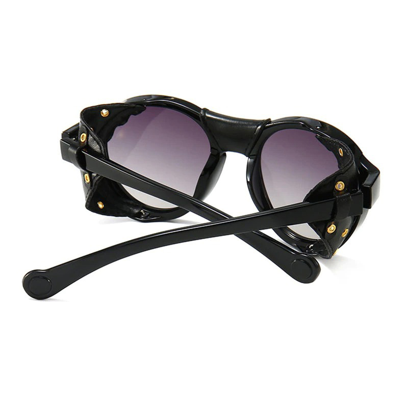 Steam Punk Sunglasses for Men and Women / Fashion Oval Windproof Sunglasses - HARD'N'HEAVY
