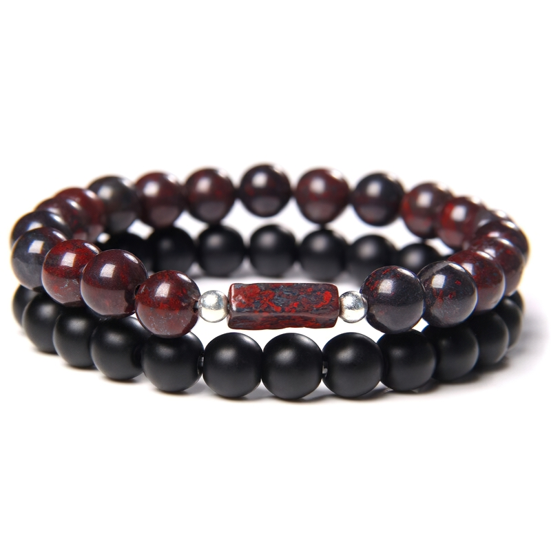 Stone Beads Bracelet For Men And Women / Unisex Hand Jewelry / Fashion Casual Accessories - HARD'N'HEAVY