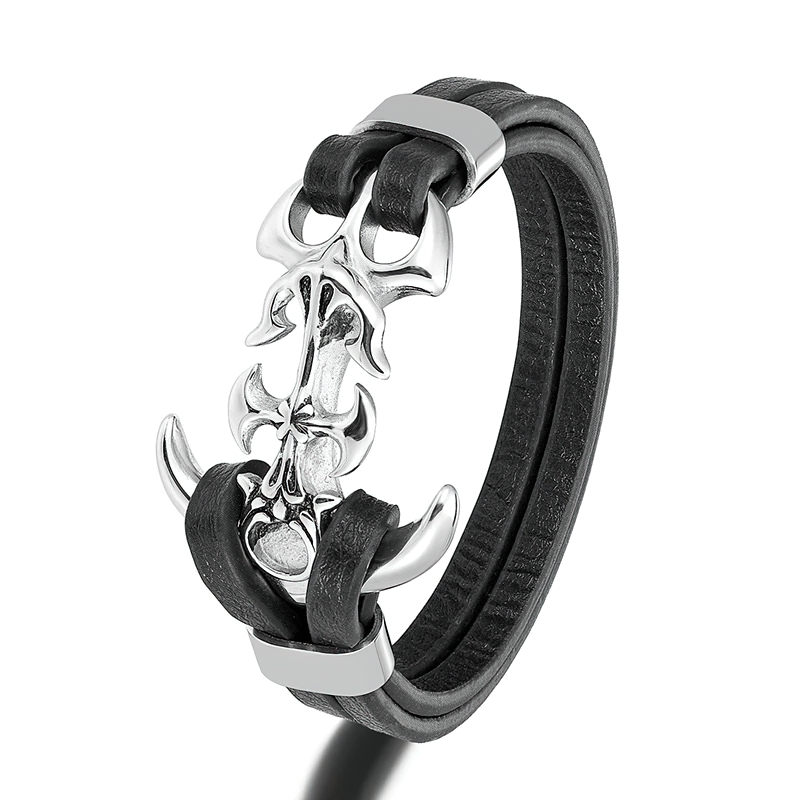 Stylish Bracelet Of Anchor Shape For Men And Women / Unisex Stainless Steel Jewelry - HARD'N'HEAVY