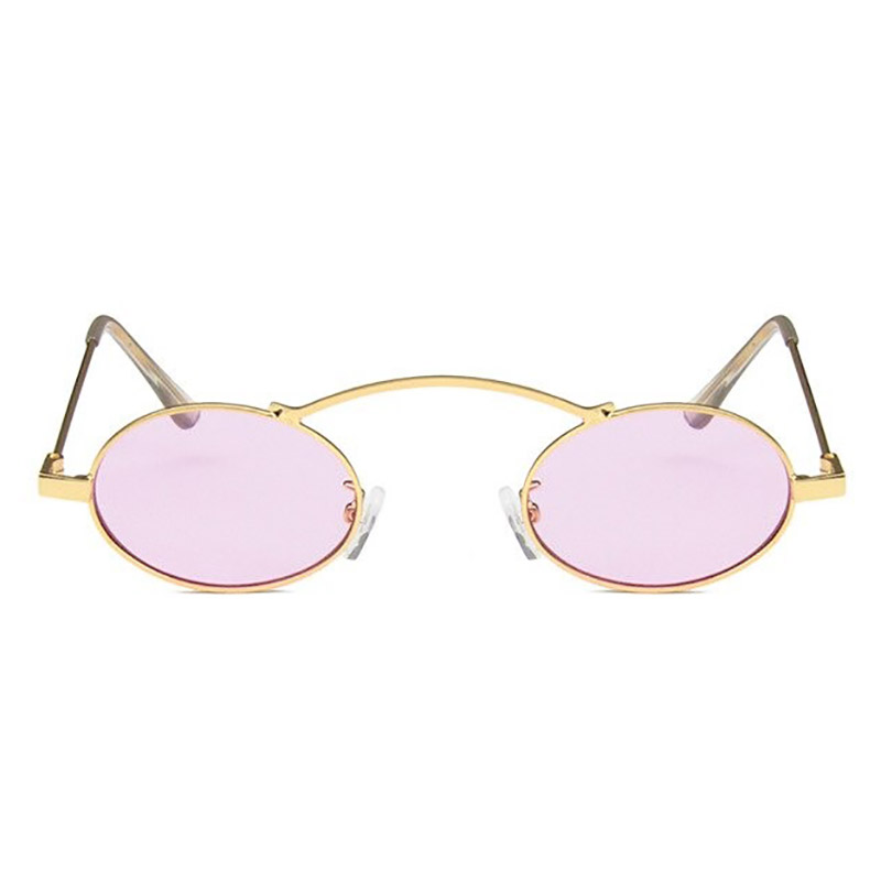 Stylish Small Oval Sunglasses in Steampunk Style / Brand Designer UV400 Sun Glasses - HARD'N'HEAVY