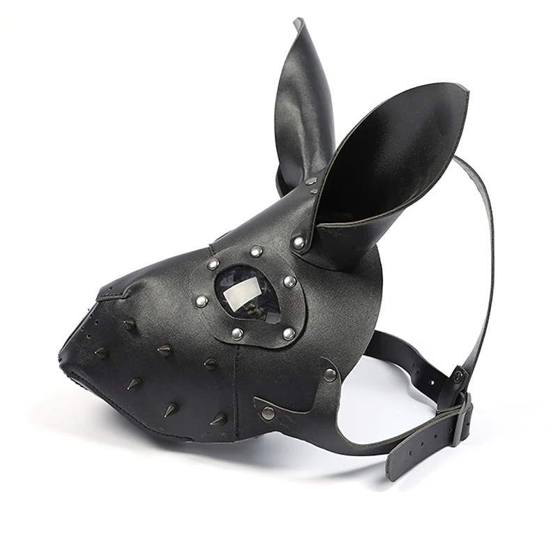 Unisex Adjustable Mask Of Bunny Shaped For Halloween / PU Leather Decoration Costume - HARD'N'HEAVY