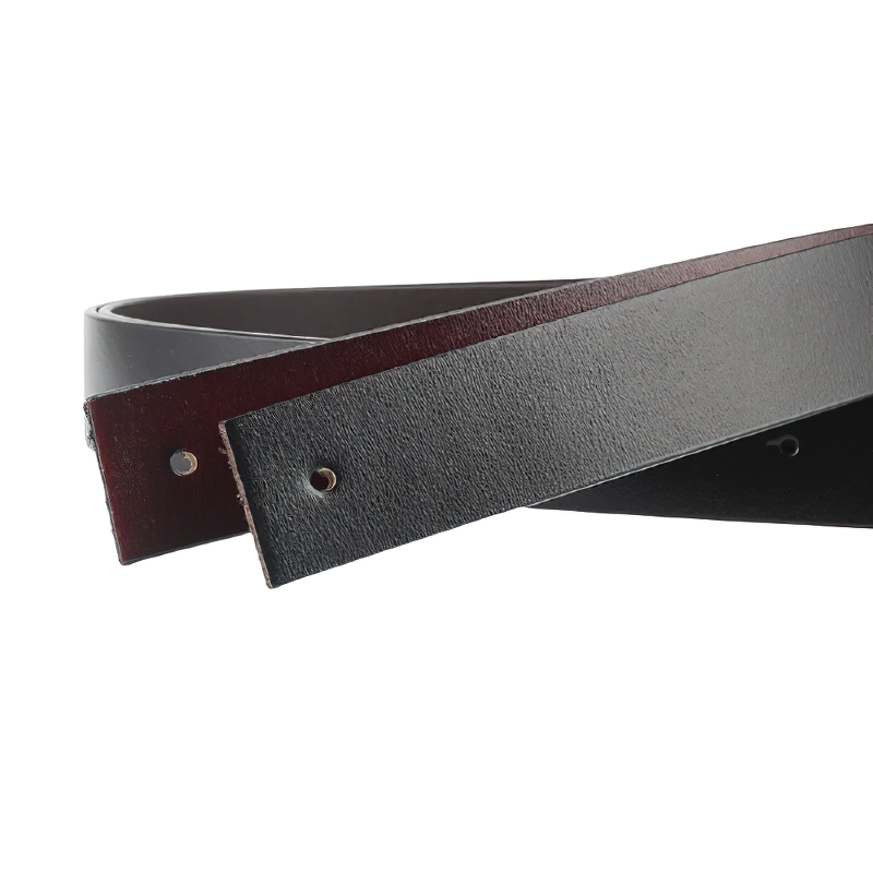 Unisex Cool Belt Of Genuine Leather Metal Buckle / Metal Buckle Of Skull Cross Swords - HARD'N'HEAVY