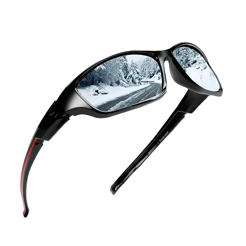 Unisex polarized sunglasses with stylish vintage design, perfect for driving and outdoor activities.