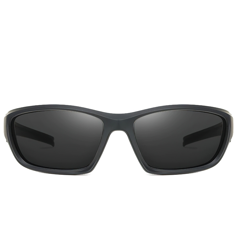 Stylish unisex polarized sunglasses in black, perfect for vintage driving and outdoor adventures.