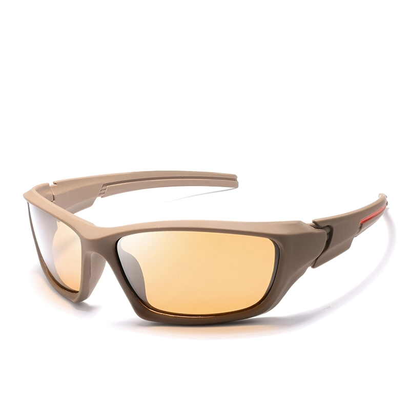 Stylish unisex polarized sunglasses in a trendy vintage design, perfect for driving and outdoor activities.