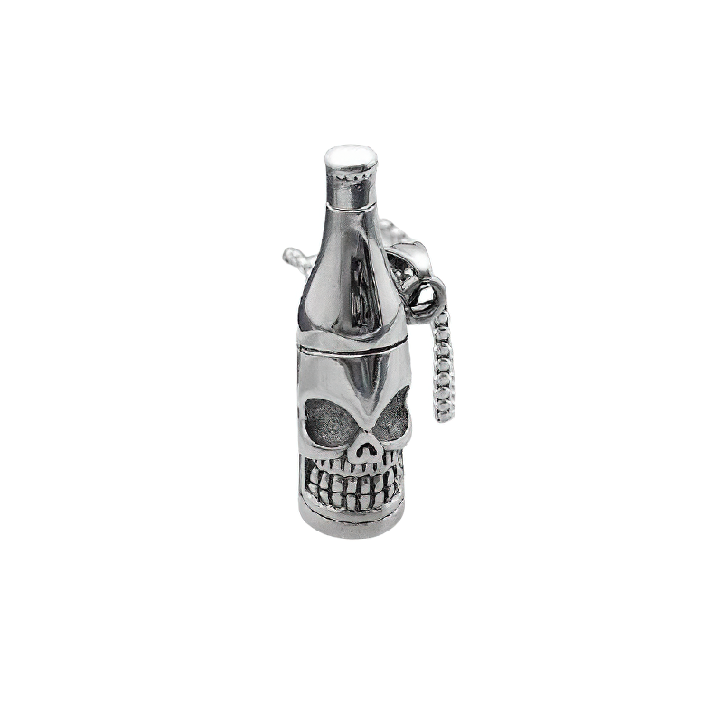Unisex Gothic Pendant Of Skull Bottle Shaped / Exquisite Rock Style Jewelry - HARD'N'HEAVY
