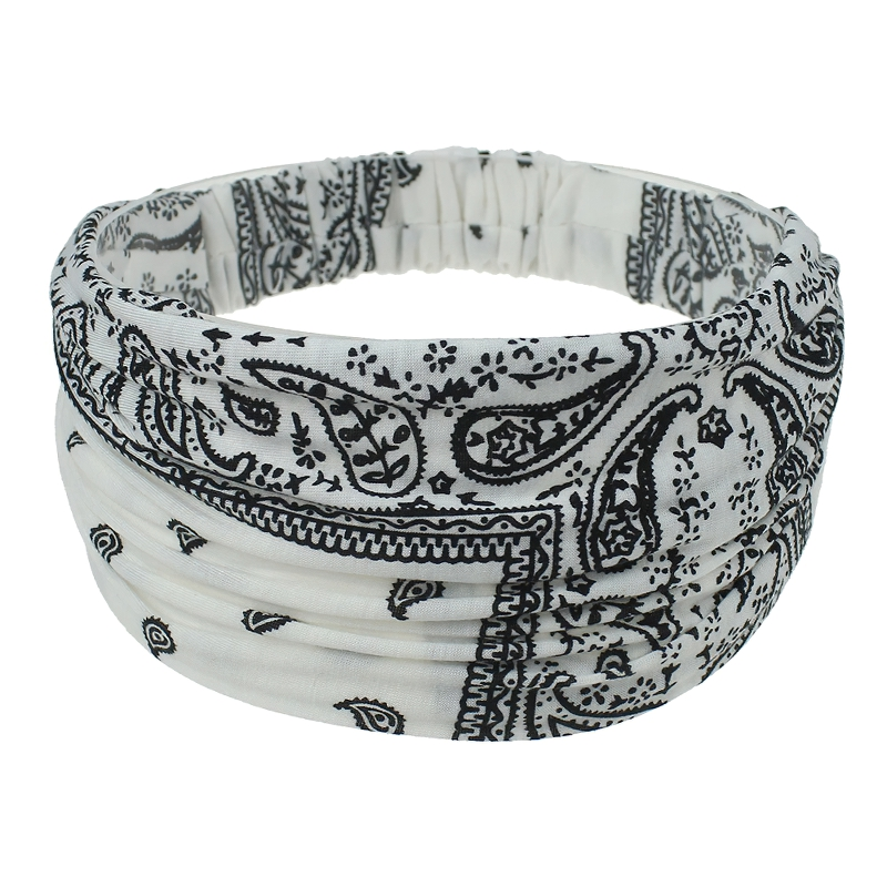Unisex Retro Style Headband With Pattern / Stylish Bandana / Casual Headwear Accessories - HARD'N'HEAVY