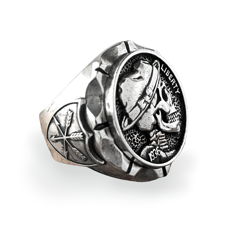 Unisex Stainless Steel Ring / Biker Style Jewellery For Men And Women - HARD'N'HEAVY