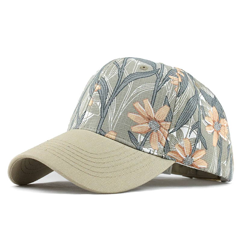 Unisex stylish baseball cap featuring vibrant floral prints and a casual design, perfect for street style lovers.