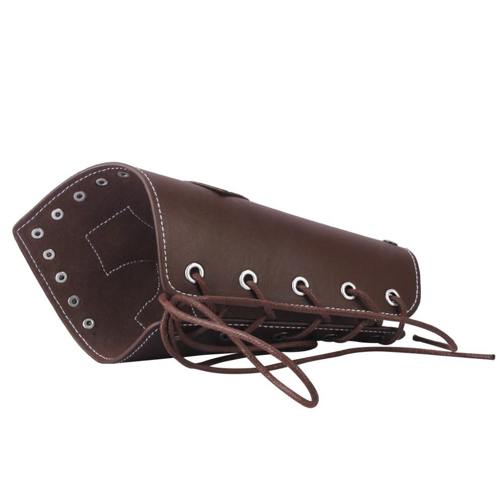 Unisex Templar Knights leather wristband with decorative laces and eyelets, perfect for cosplay events.