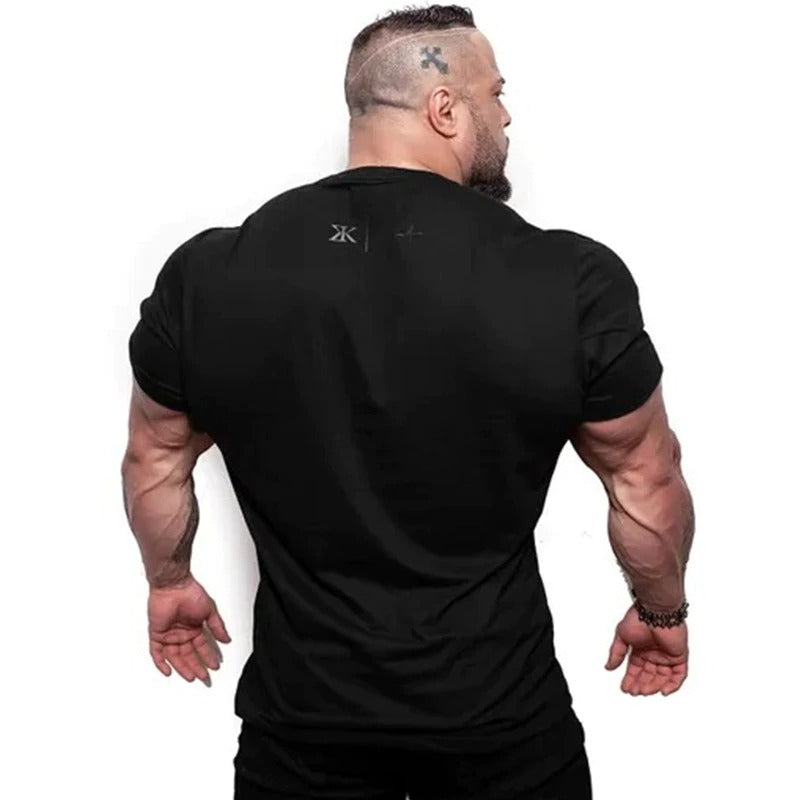 Viking Style Men T-Shirts / Oversized Muscle Workout Tees / Fitness Bodybuilding Skinny T-shirt - HARD'N'HEAVY