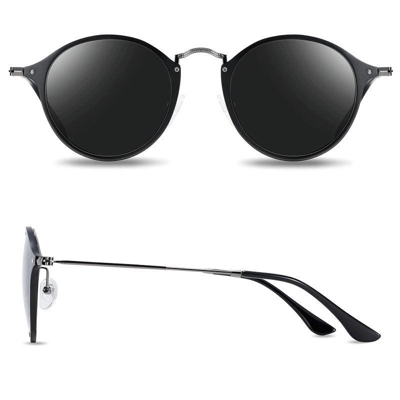 Vintage Aluminum Polarized Sunglasses For Men And Women / Unisex Casual Retro Eyewear - HARD'N'HEAVY