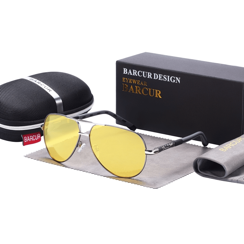 Vintage Aluminum Polarized Sunglasses For Men And Women / Unisex Classic Eyewear - HARD'N'HEAVY