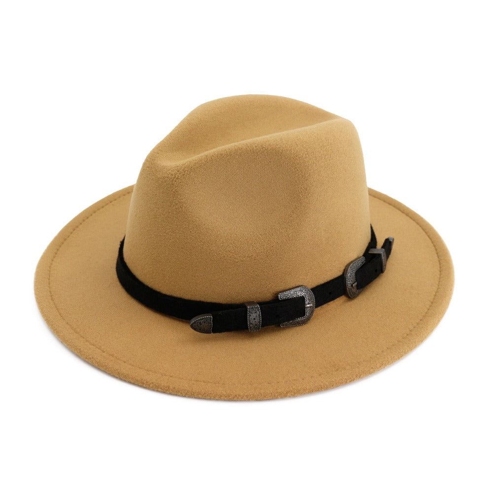 Vintage Hat with Belt for Men & Women / Edgy Clothing Accessories - HARD'N'HEAVY