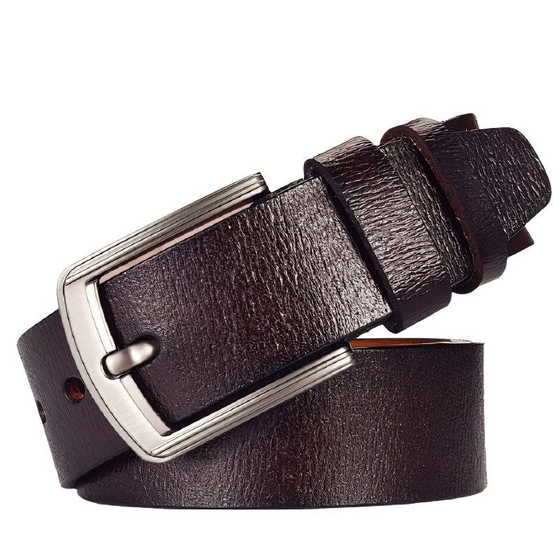Vintage luxury strap with PU leather for men and women / Leather belts with Metal buckle - HARD'N'HEAVY