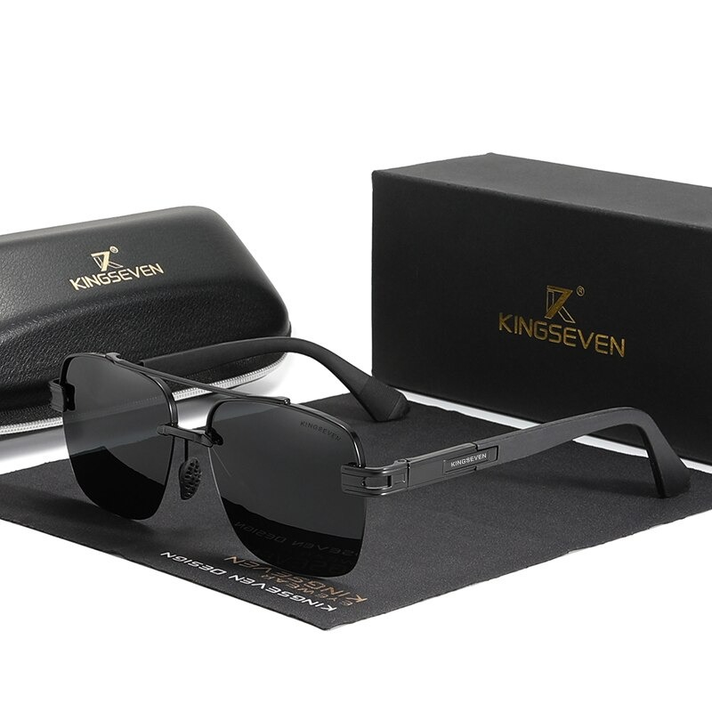 Vintage Men's Sunglasses / Rock Style Black Sunglasses For Men / Male Alloy Sunglasses - HARD'N'HEAVY
